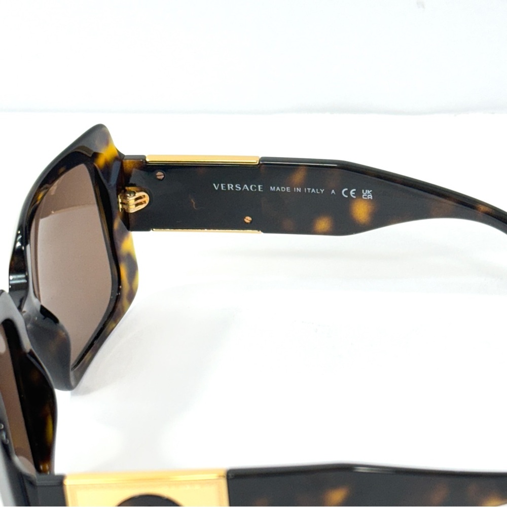 Versace Logo Rectangle Sunglasses - image 7